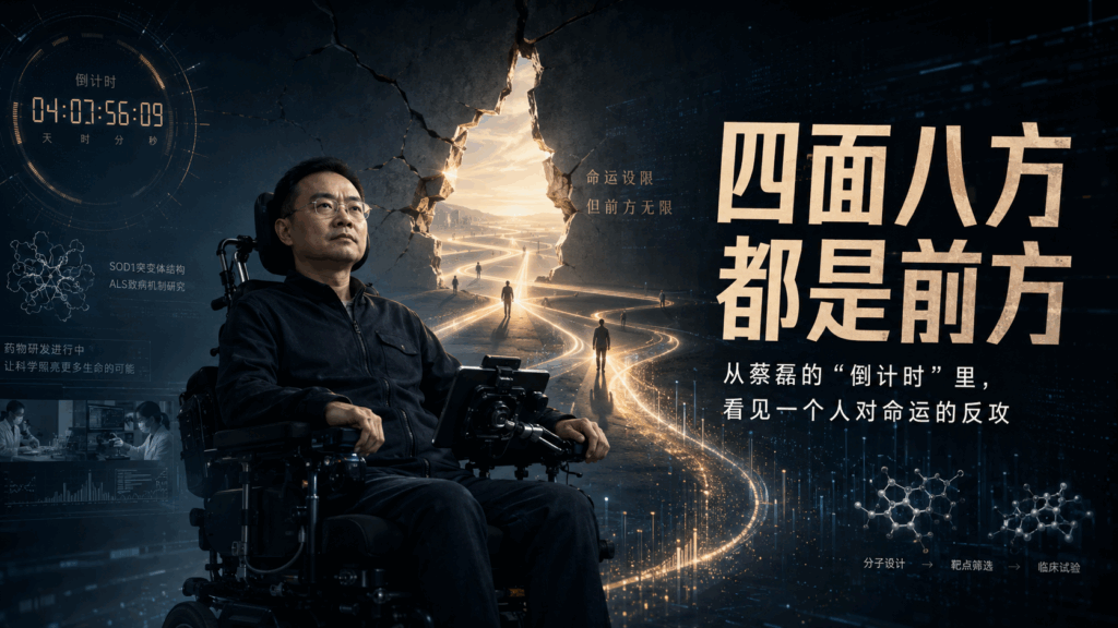 四面八方都是前方:从蔡磊的“倒计时”里,看见一个人对命运的反攻